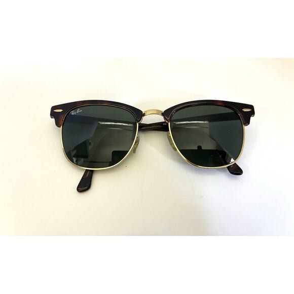 Ray-Ban RB3016 W0366 Havana Gold Clubmaster , Polarized G-15 Lens 51-21 - Picture 2 of 11